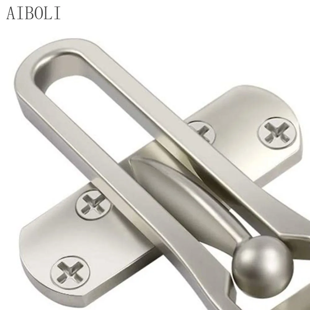 Home Anti-theft Door Buckle Bedroom Kids Room Door Bar Lock Stainless Safety Chain Hotel Anti-lock Buckle Insurance Door Bolt