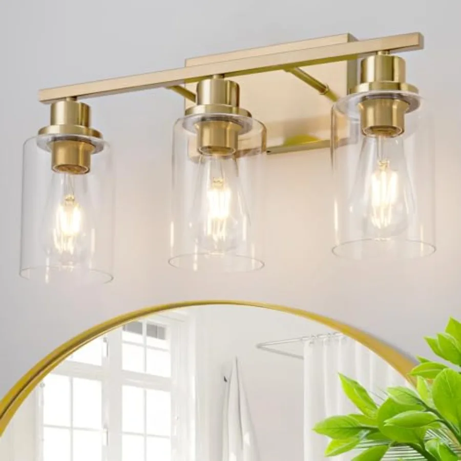 

Bathroom Fixtures Vanity Over Mirror Modern Farmhouse Wall ing Sconces Wall Lamp for Bathroom, Bedroom, Living Room E26 Socket