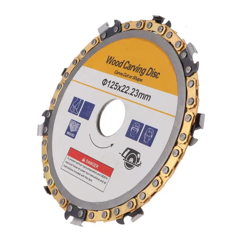 5inch 22mm Diameter 9 Tooth Chainsaw Disc for Angle Grinders Circular Saw Blade Drop Shipping