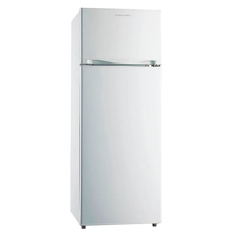 Refrigerator two doors-Milectric RFD-214B, white, 204 liters, 1,43m , A + / F