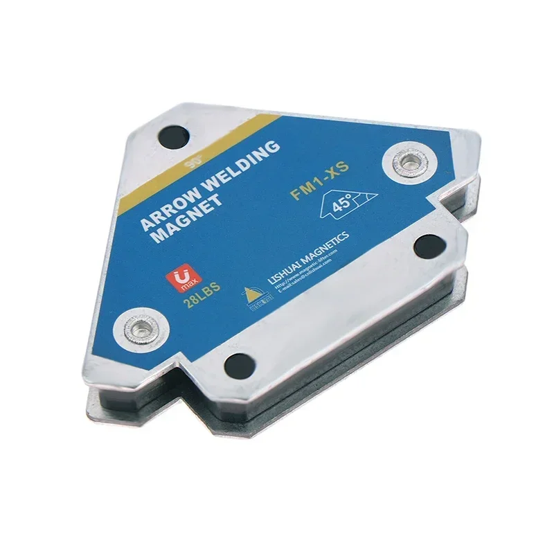1/2/3Pcs Magnetic Welding Holders 45°Magnet Weld Fixer Angle Solder Arrow Positioner Ferrite Holding Auxiliary Locator Tools