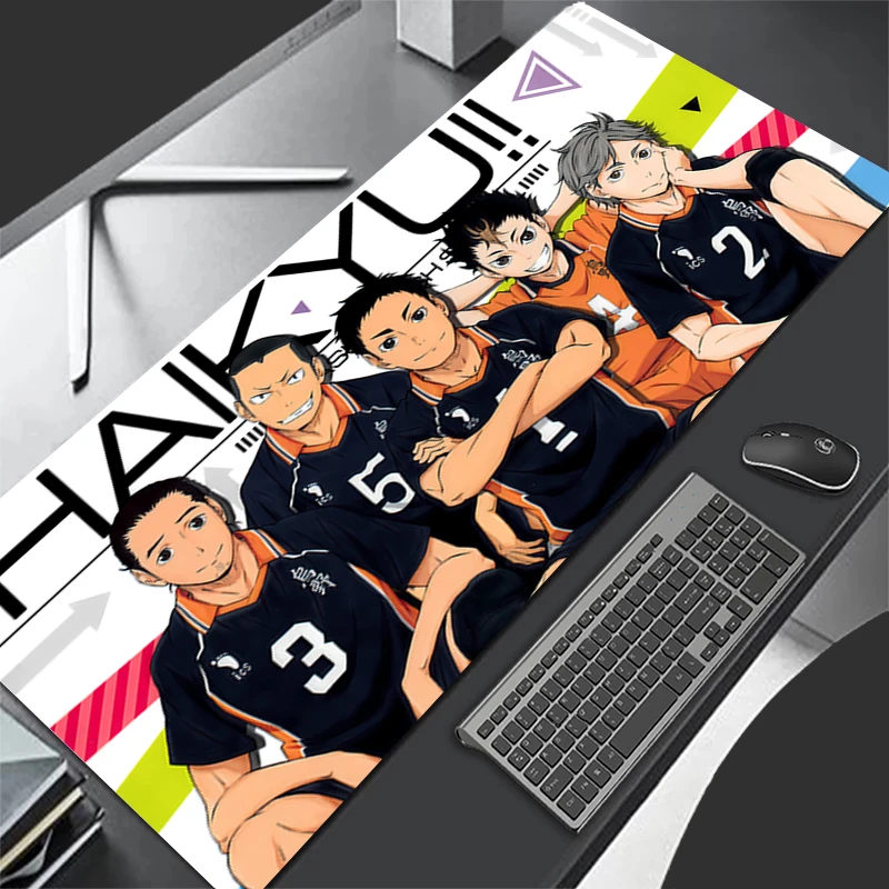 Mousepad Pattern Game Pad Rubber Anime Mouse Pad PC Accessories Desk Mat Non Slip Office Table Mat H-haikyu!! Gamer Keyboard Pad