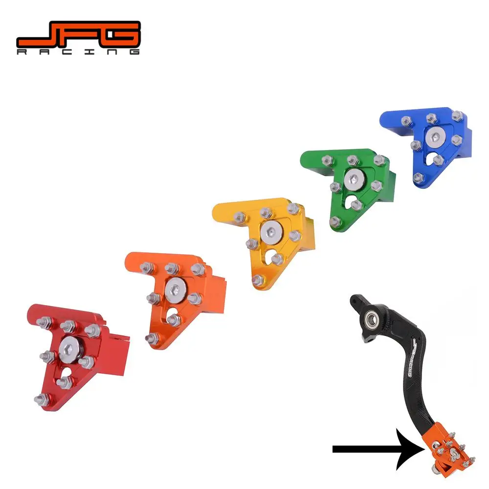 Universal Rear Foot Brake Head Electric Dirt Bike Brake Pedal Lever For KTM Yamaha YZ250F WR250F KAWASAKI KX250 Motorcycles Part image 4