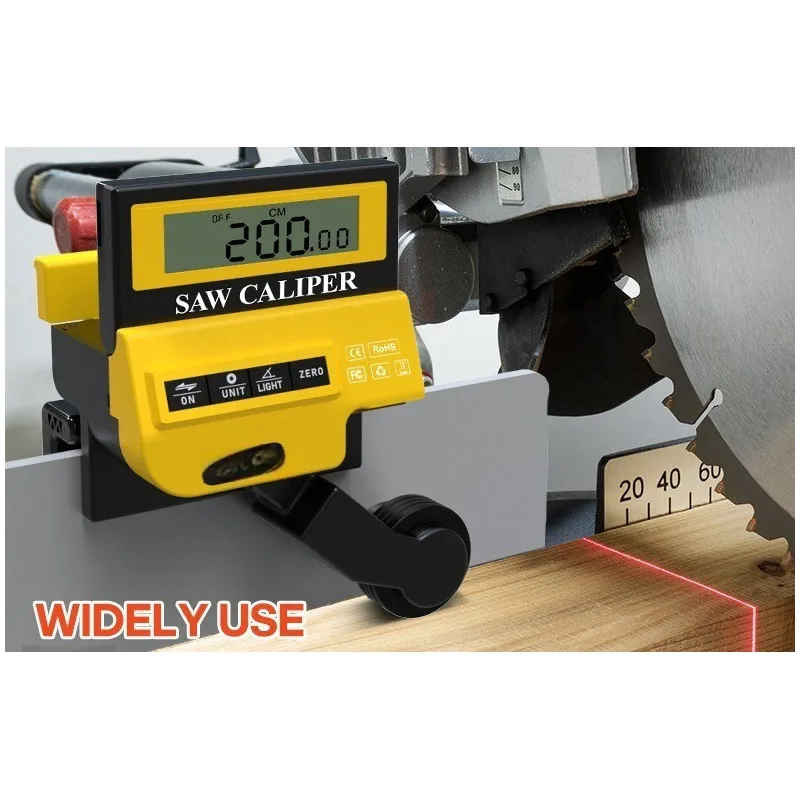 Digital Woodworking Distance Measuring Instrument, Caliper Tool for Fast Accurate Measurement on Most Flat Surfaces