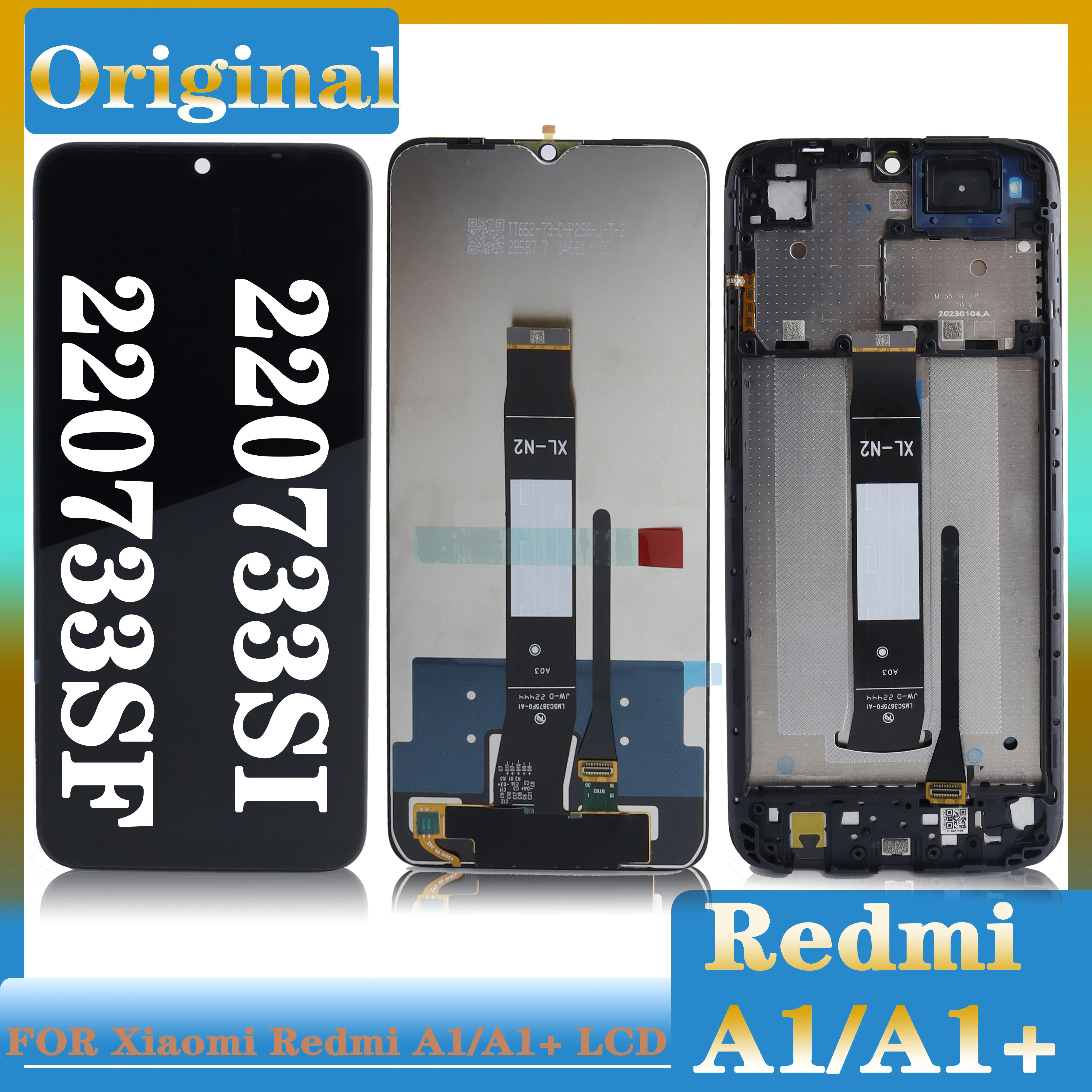 Original For Xiaomi Redmi A1 220733SI 220733SG 220733SFG Lcd Display  Touch Screen For Redmi A1+ LCD Digitizer Panel Assembly