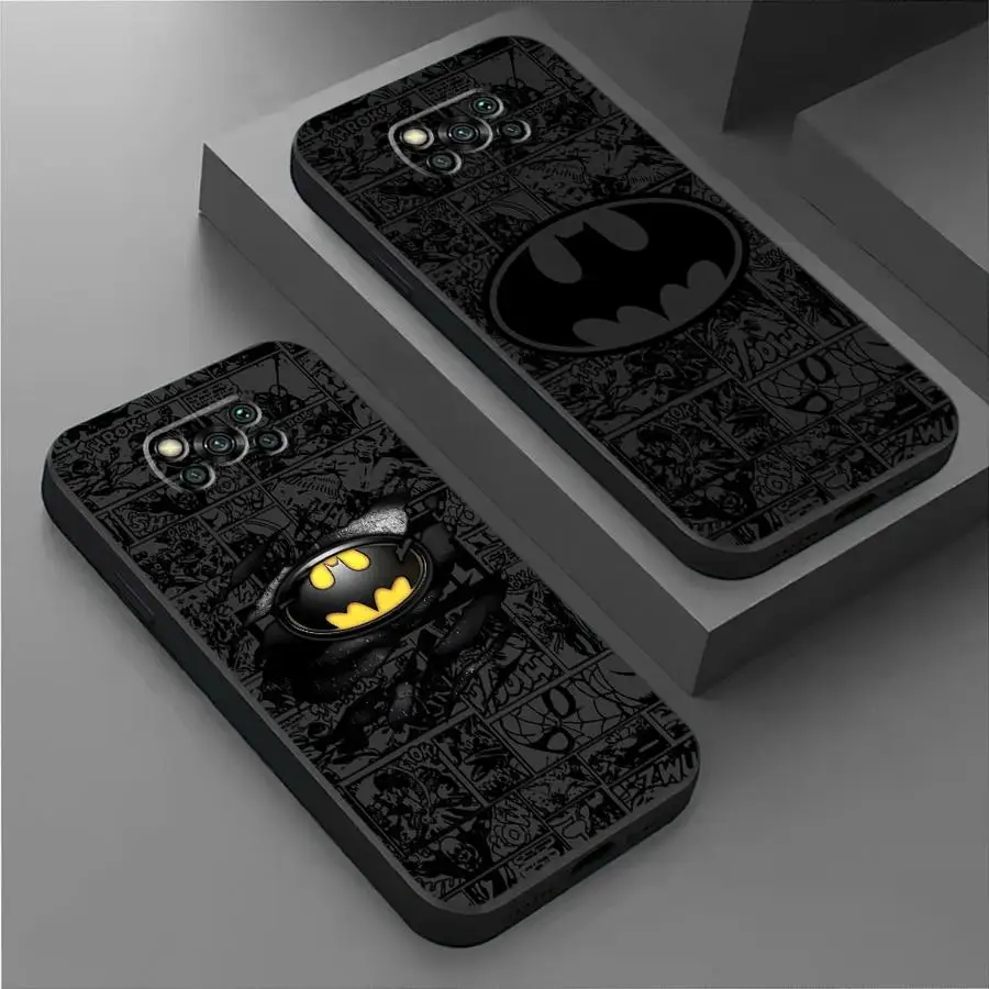 B-Batman Hero Logo Phone Case for Poco F1 F3 F4GT F5Pro X3 NFC Pro X4Pro5G X4GT X5 Pro5G M3 Pro 5G M4 Pro 5G M5s C40 C50 C51 C61