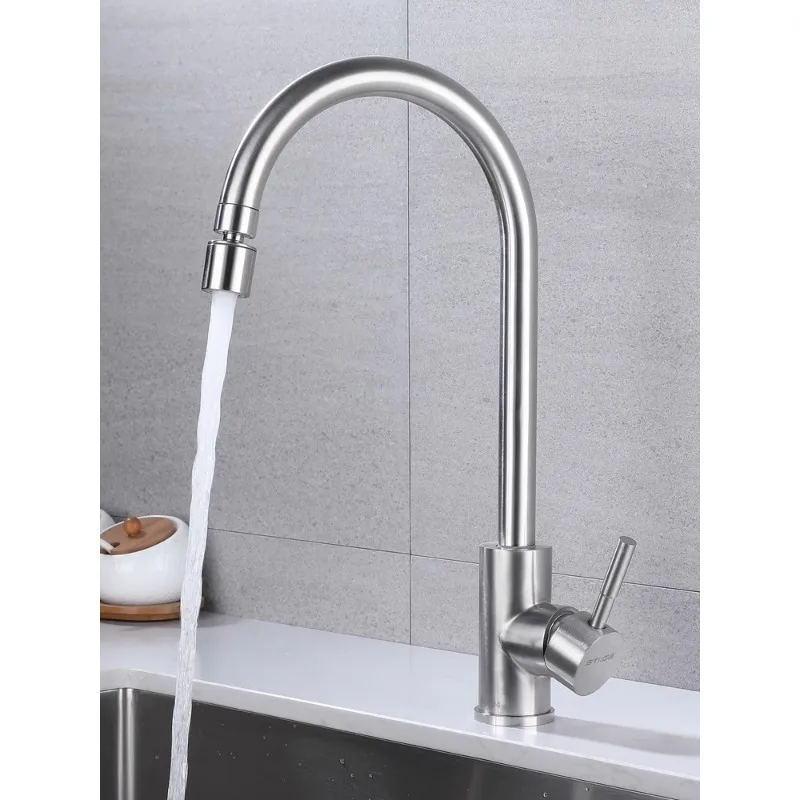 

304 stainless steel sink, kitchen, hot and cold water faucet, washing basin, washing sink, laundry sink, balcony, household ash