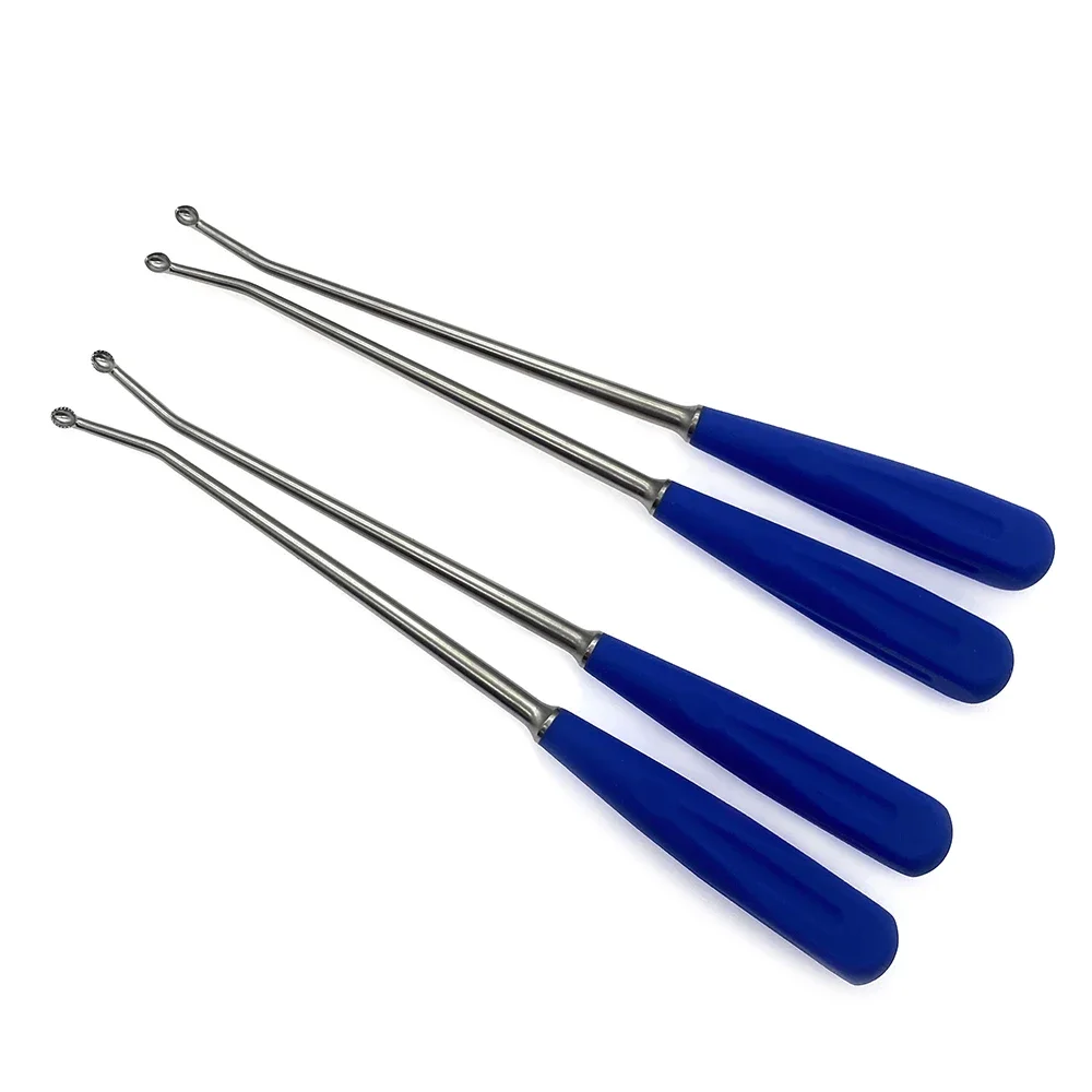 UBE Bone Curette Left Right Hand Stainless Steel Veterinary Orthopedic Surgical Instrument 1 Piece