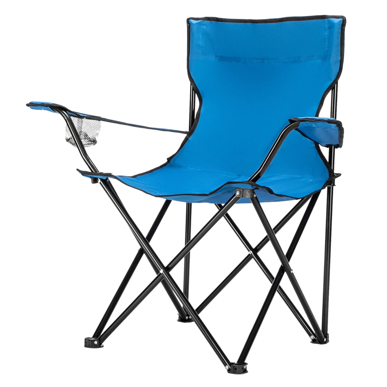 Portable Camping Chairs Travel Outdoors Lawn & Beach & Garden Folding Chair with Cup Holder, Support 230lbs