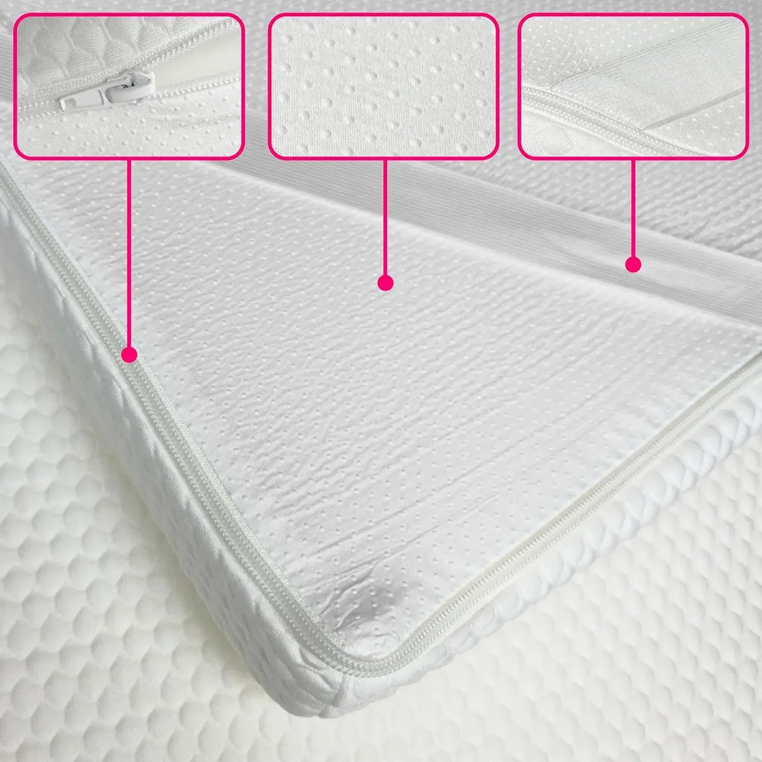 Dessus de lit en mousse à mémoire de forme, matelas confortable pour table d'extension de cils, avec quatre sangles d'angle et antidérapant astronomique