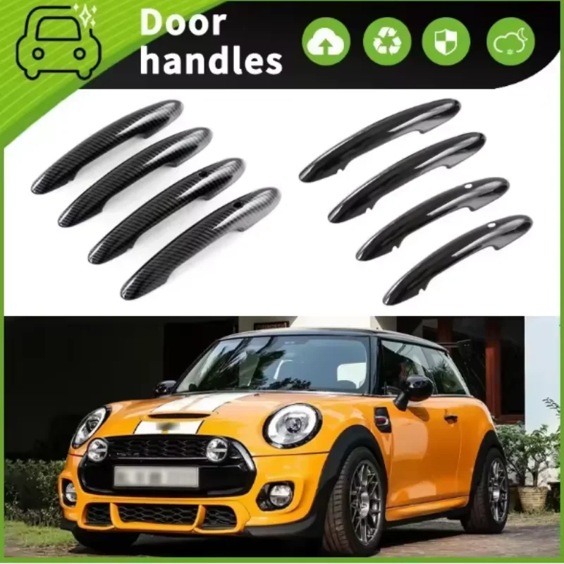 

2Pcs Door Handle Cover Stickers For BMW MINI 2018-2021 Cooper S F54 F55 F60 F56 F57 Car Styling Interior Car Accessories