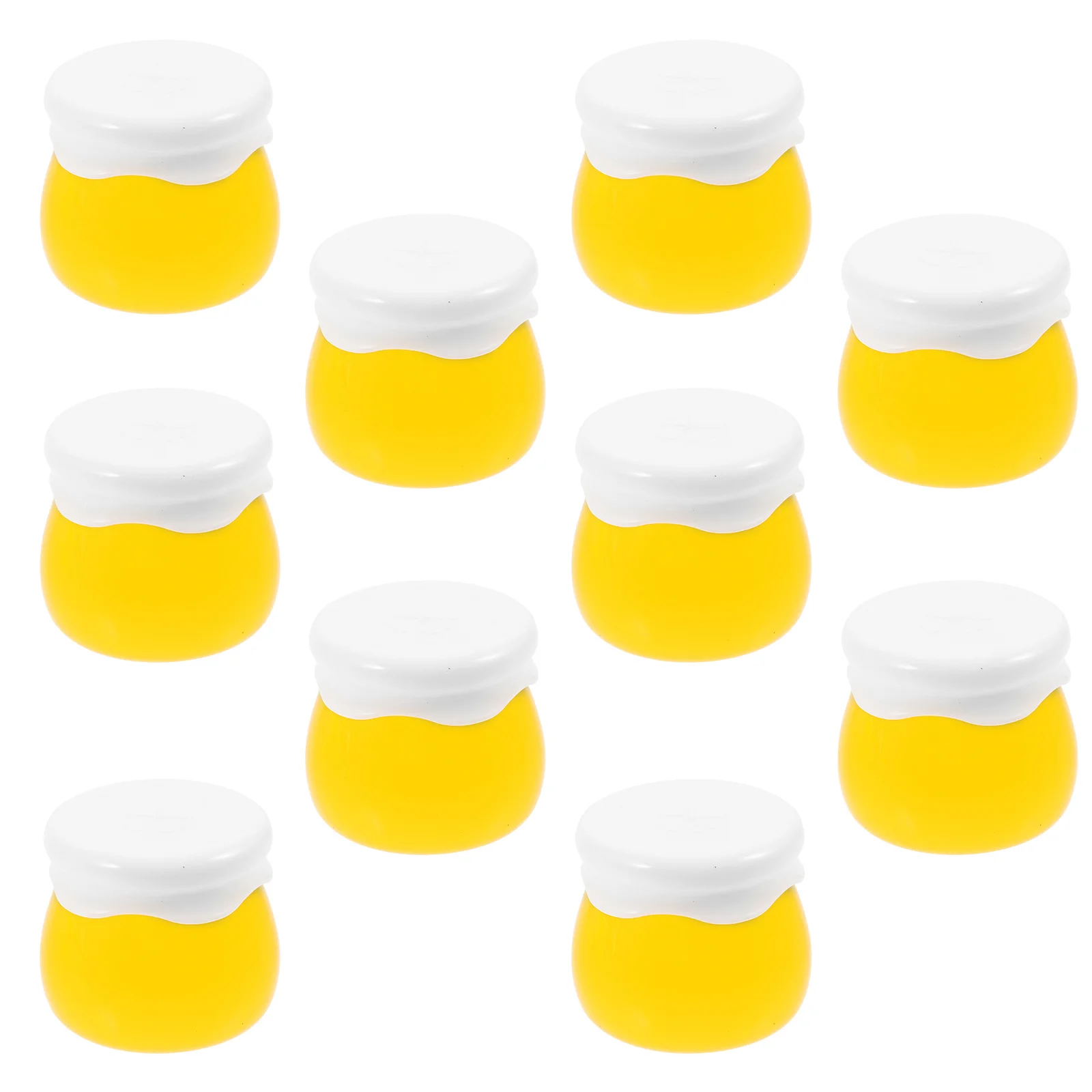 

10Pcs Clear Jars Refillable Cream Containers 10g Portable Travel Storage Bottles Face Cream Container