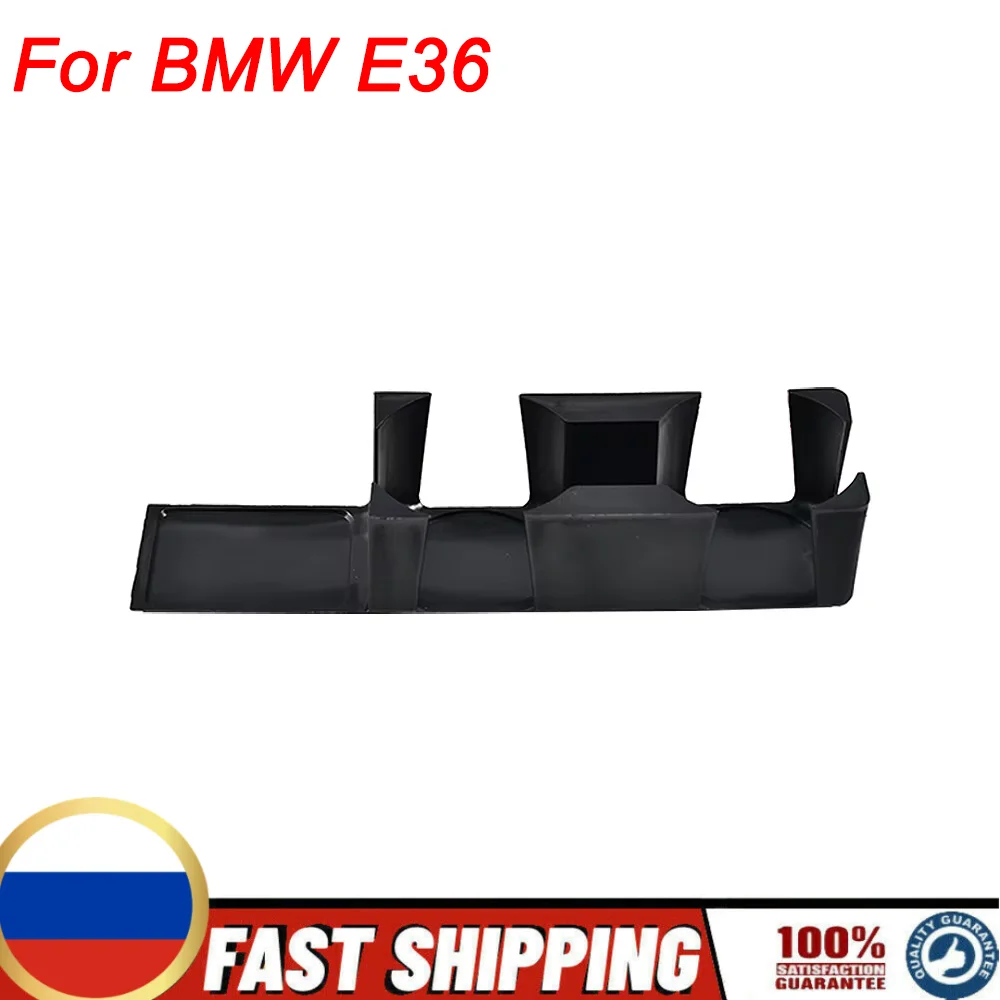 New Dual Cup Holder Driver Seat Storage Box Cup Holder Frame Car Accessories Black For BMW E36