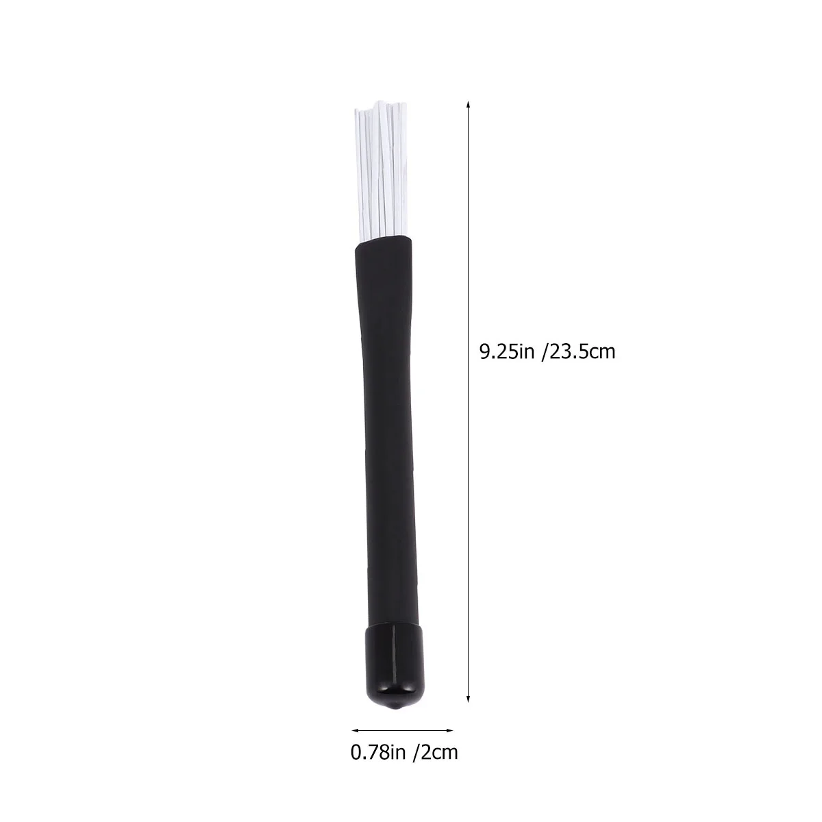 عصا الطبل باللون الأسود مع نهاية نايلون، عصا طويلة الأمد مقاومة للانزلاق، أداة قرع، عصا طبلة جاس