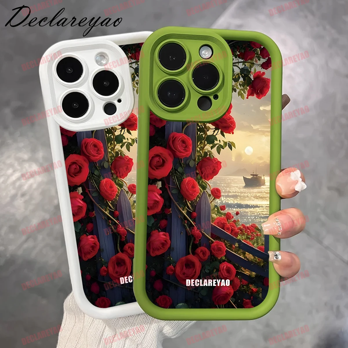 DECLAREYAO لينة ضوء سليم ماتي بولي يوريثان يغطي ل ممن لهم A73 R15 A9 A16S A57S A12E A91 A92S A11S A16S A12E A76 غطاء مقاوم للصدمات