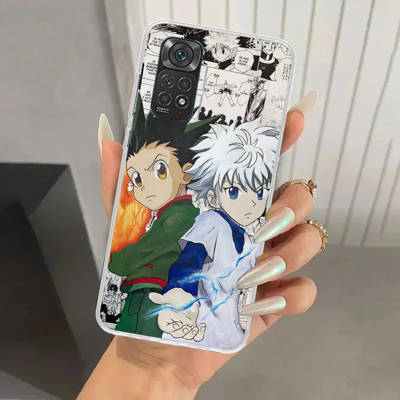 Hunter HXH Anime Phone Case for Xiaomi Redmi Note 13 12S 12 11S 11 11T 11E 10S 9 Pro Plus 8 8T 9T 7 Soft Funda Print Shell