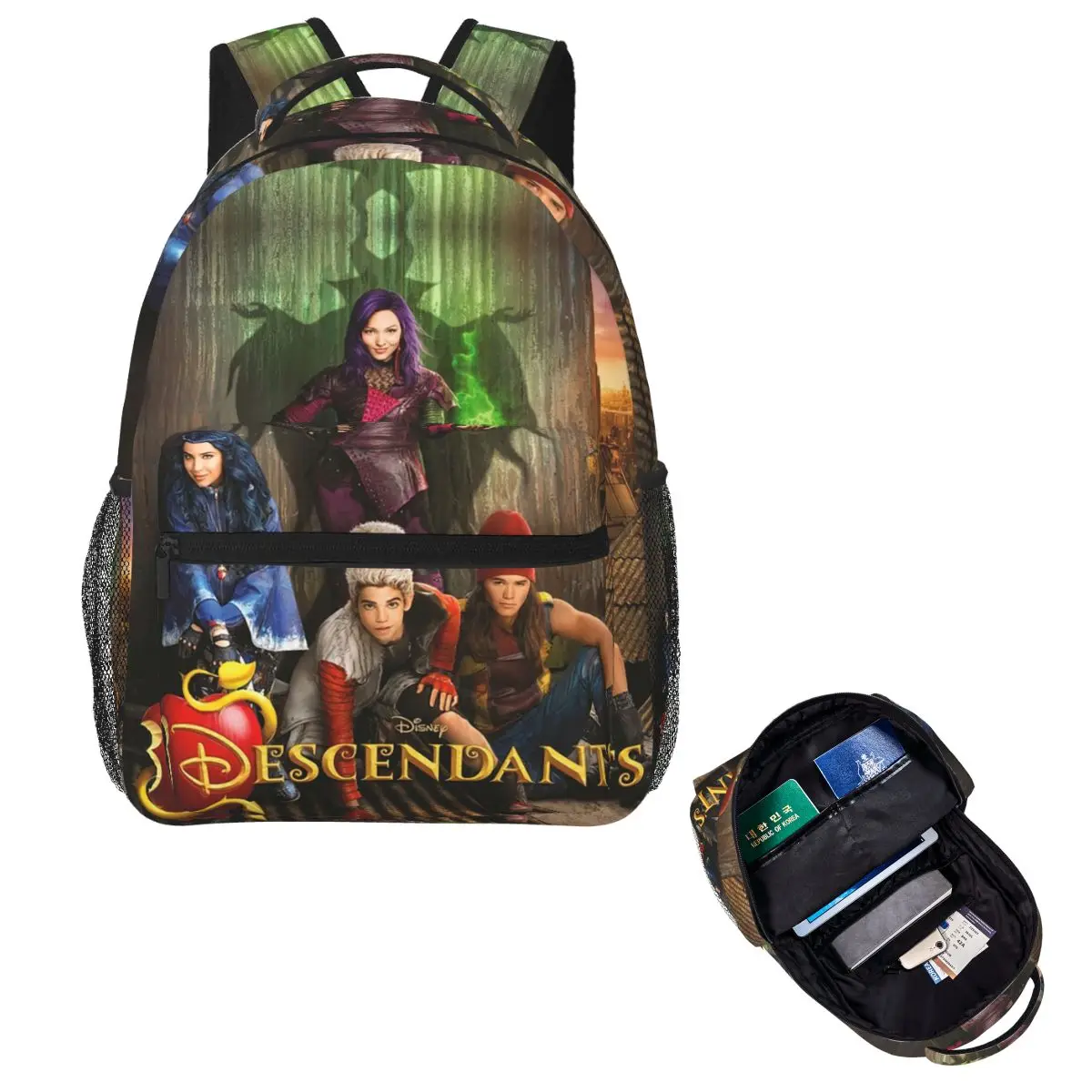 

Descendants Backpack Hot Sale Daypack Large Capacity Kids BookBag School Bag Shoulder Bags for Men Women