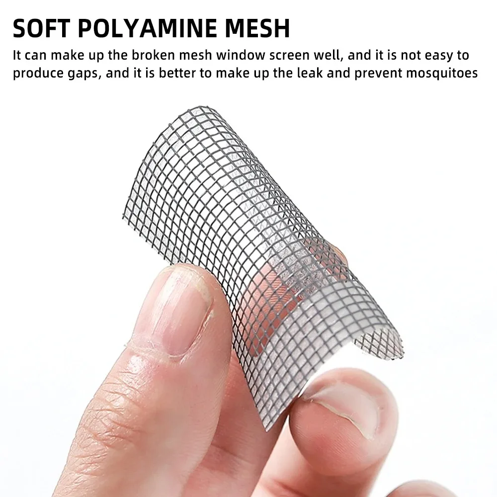3/5/10Pcs Window Screen Window Screen Patch Fix Net Stickers Anti Mosquito Repair Screen Patch Home Door Curtain