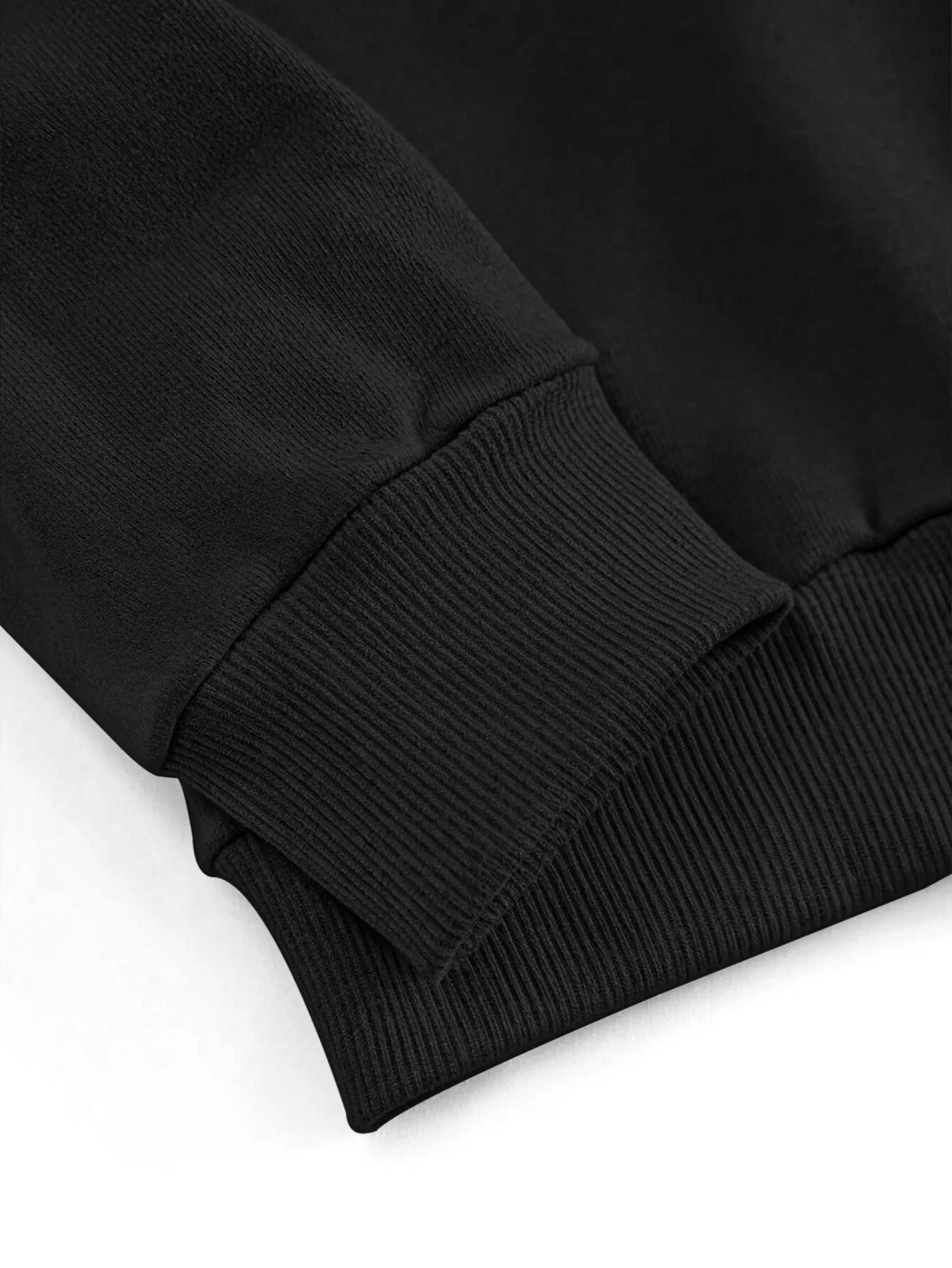 سويت شيرت برسومات فرقة معدنية ثقيلة للرجال - بلوفر أسود مع نص Red Rock، طراز Vintage Rock Merch لـ