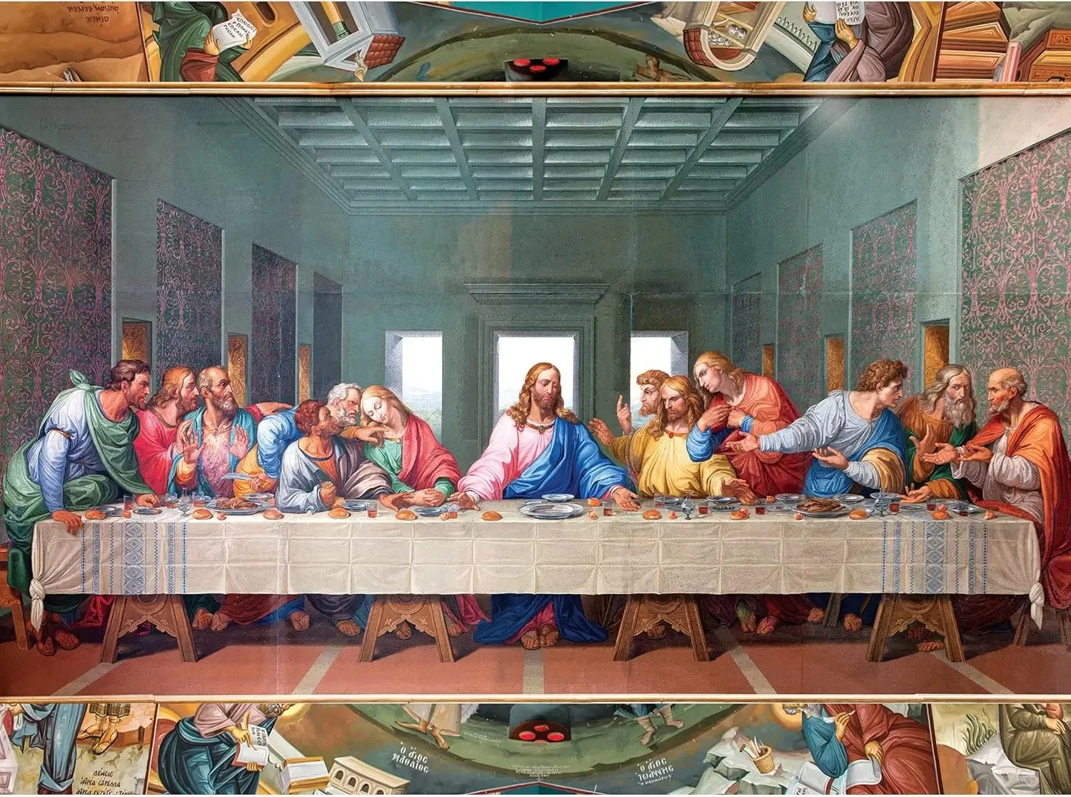 500/1000 Teile Letztes Abendmahl Puzzle Angstlösendes Spielzeug Schlafzimmer Heim Wanddekoration Geschenk für Erwachsene Freunde