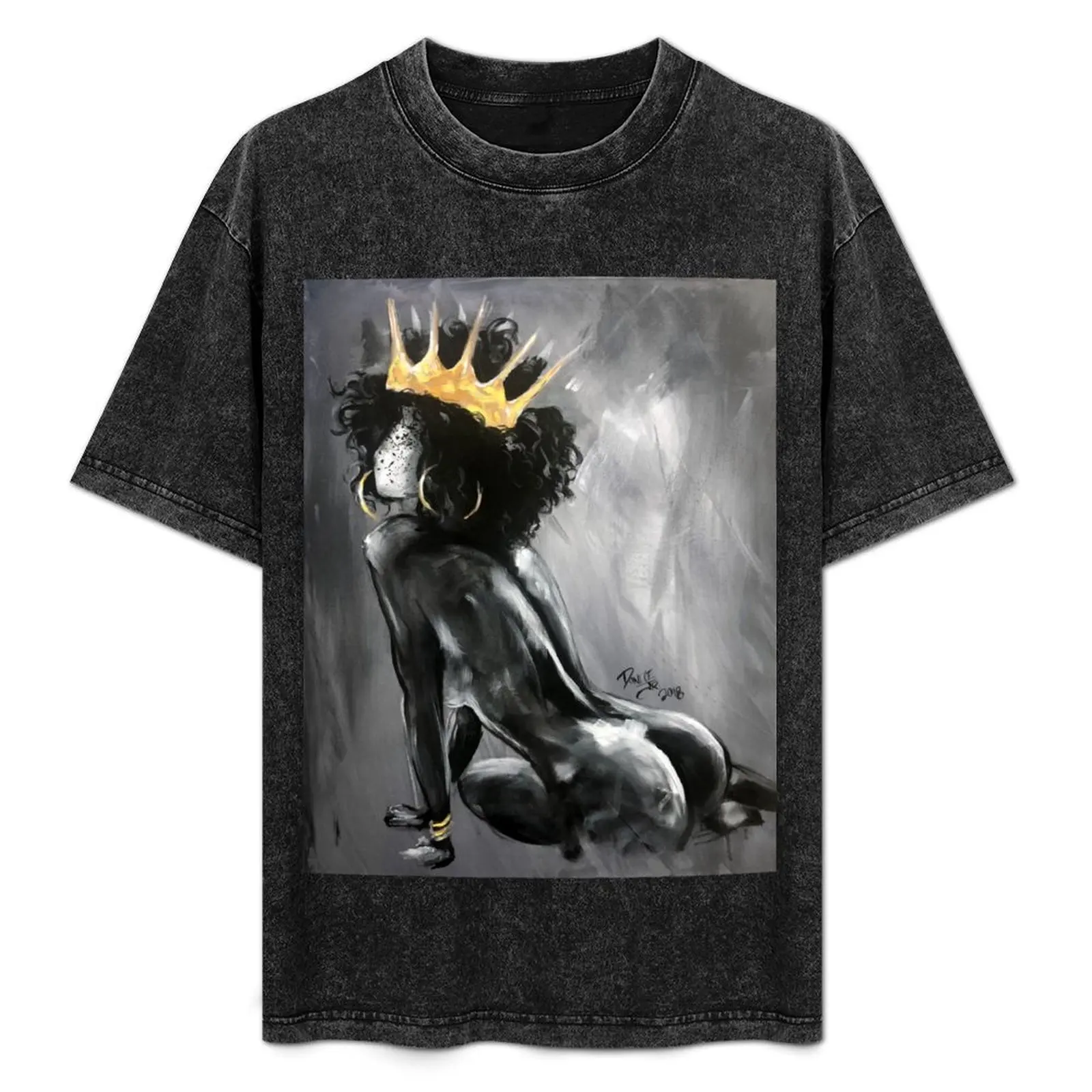 

Футболка Naturally Queen VIII, хлопковая рубашка с короткими рукавами для активного спорта