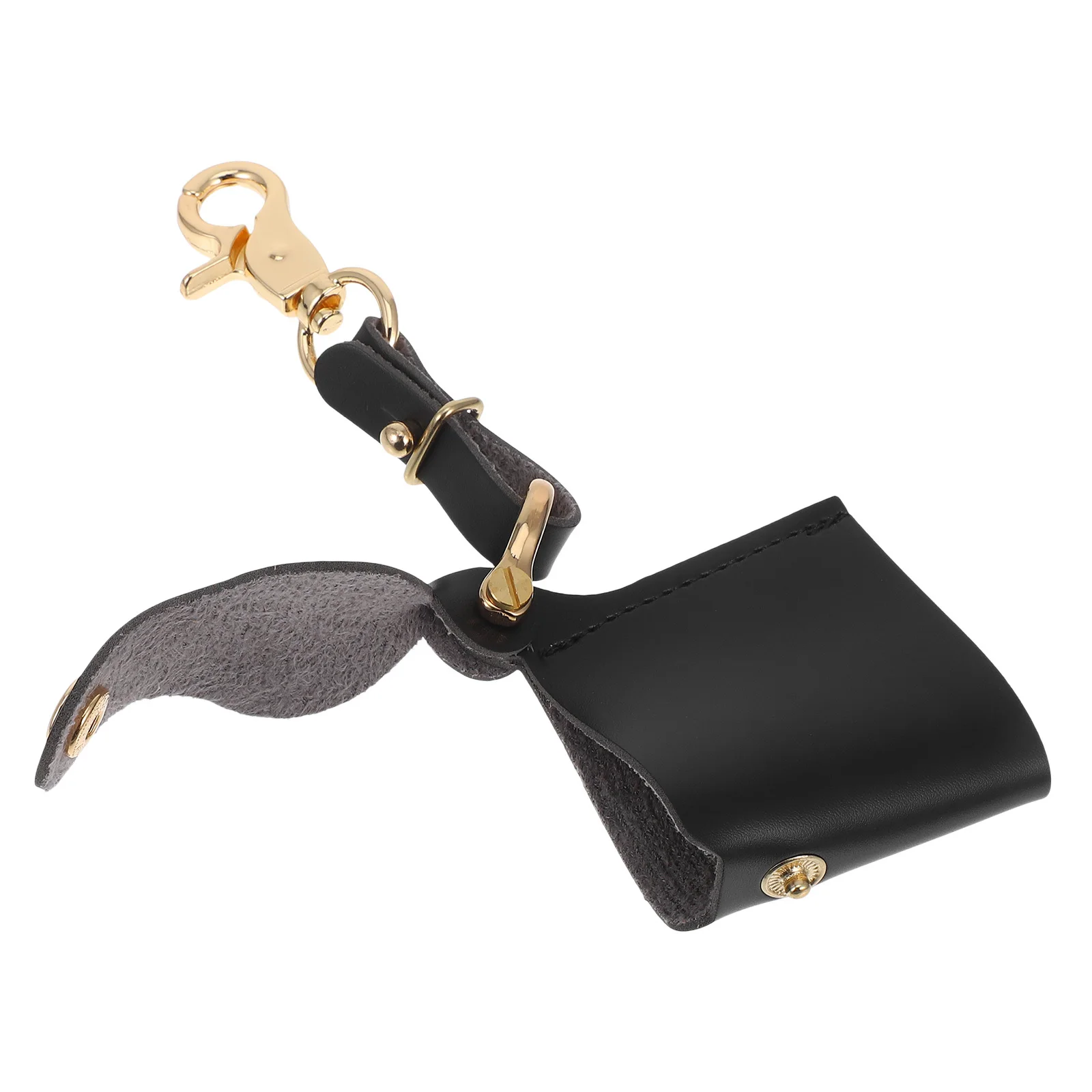 

1pcs Portable Black Pu Film Holder Bag Compact Camera Film Storage Pouch For Outdoor Photography Travel Lightweight Case Mini