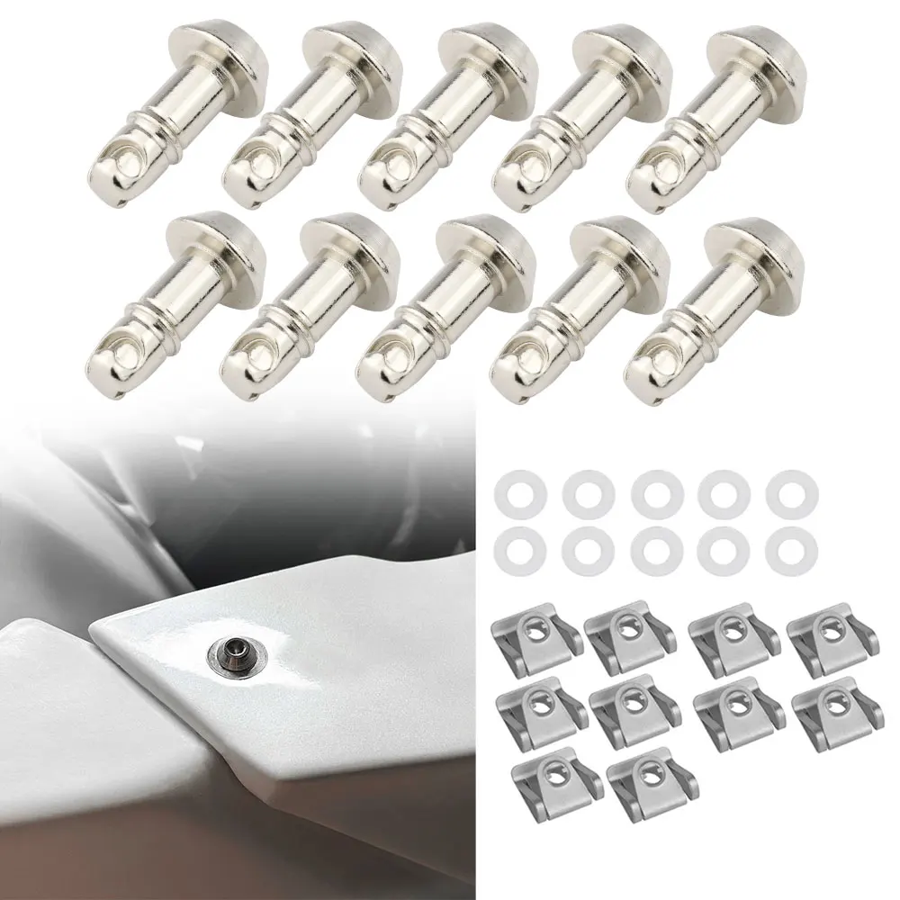 17mm Motorrad Schnellverschluss-Verkleidungsbefestigung Rennknopf Dzus für Ducati 749 916 MV Agusta Aprilia Yamaha R1 GSXR Honda