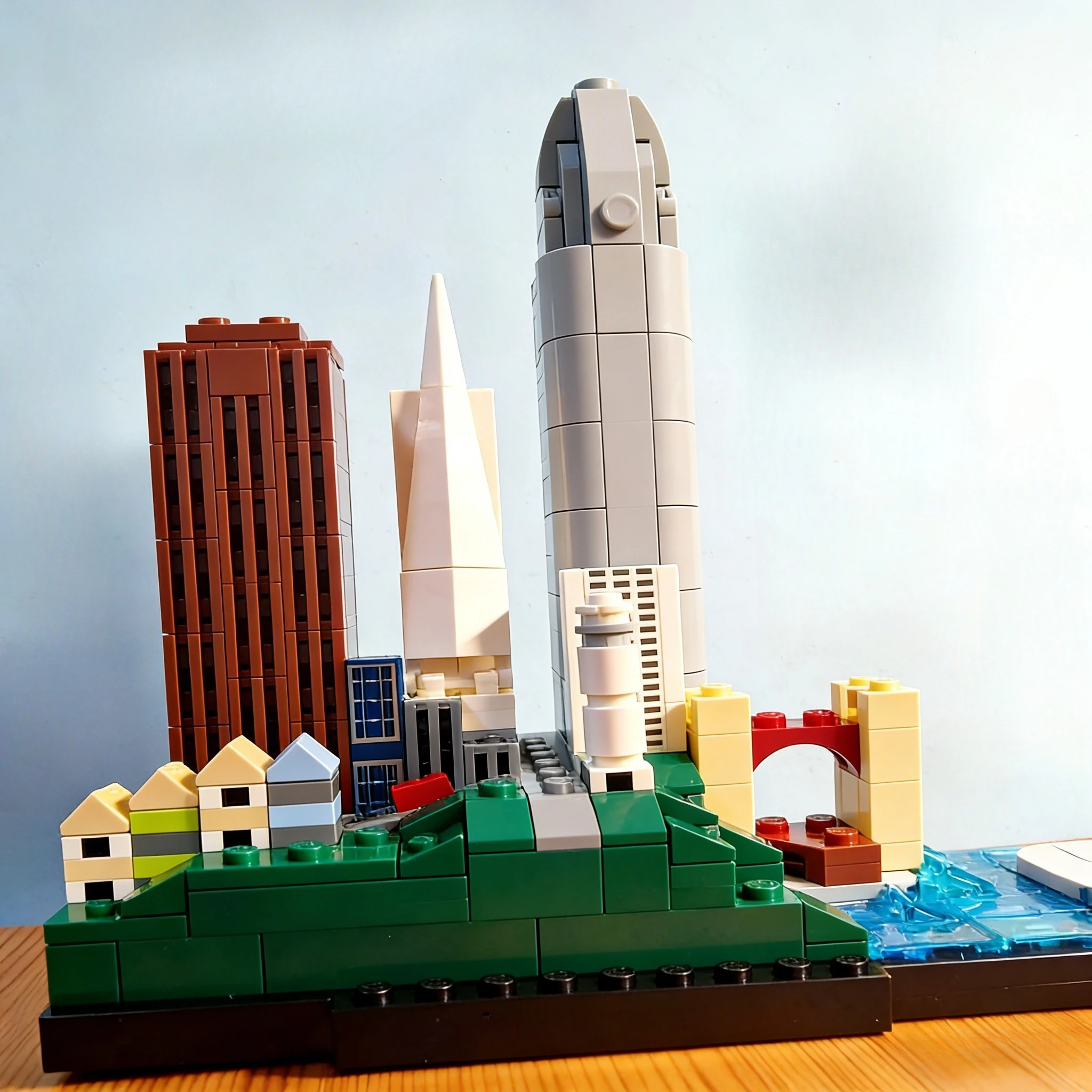 Mooie San Francisco Model 21043 bouwstenensets geschikt voor kerstcadeaus, compatibel met Legoed-deeltjes, 565 stuks.