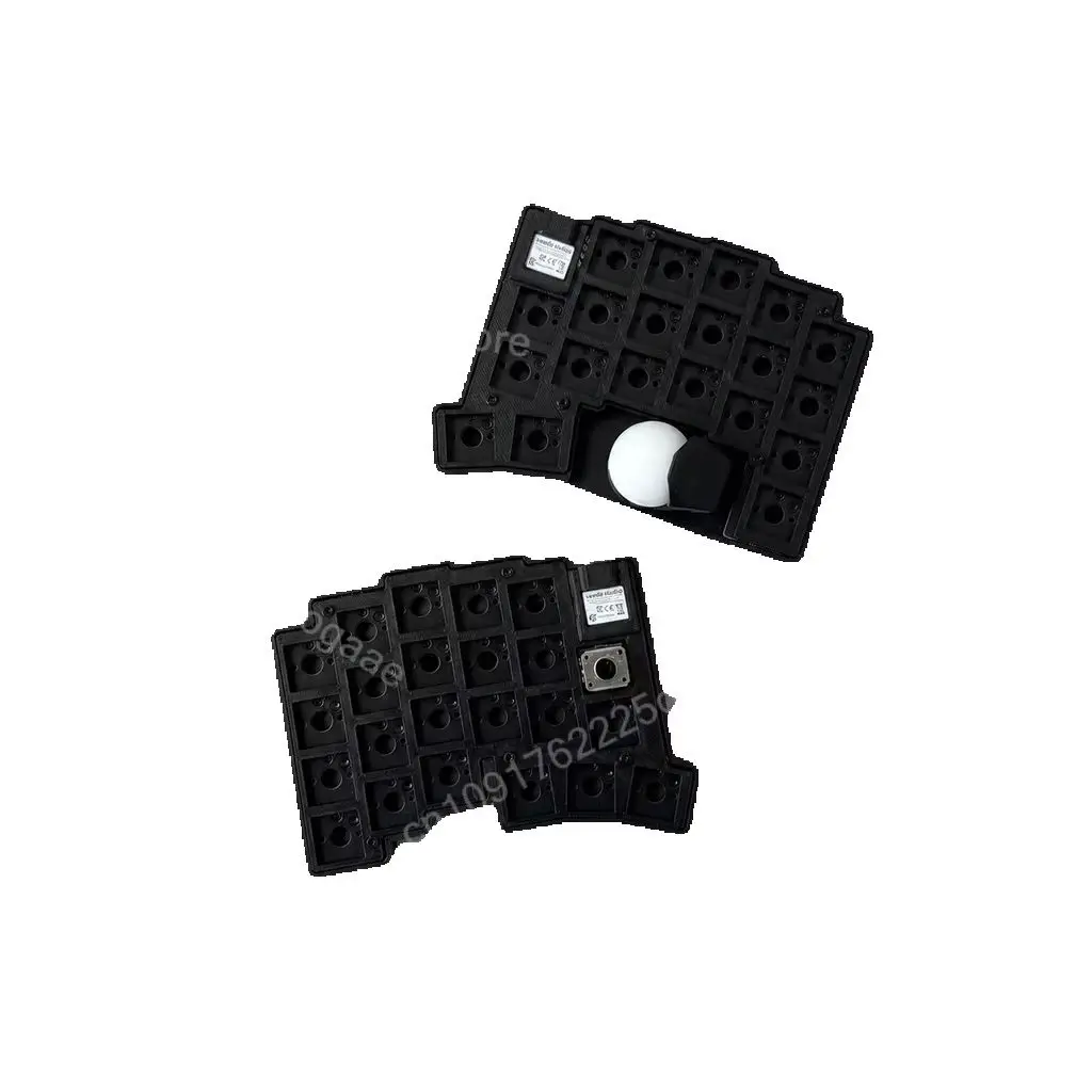 MoNa² Wireless Bluetooth Split Trackball Keyboard Kit PAW3222 Sensor 25mm POM Trackball Ergonomic Design Layout 42-Key Kit