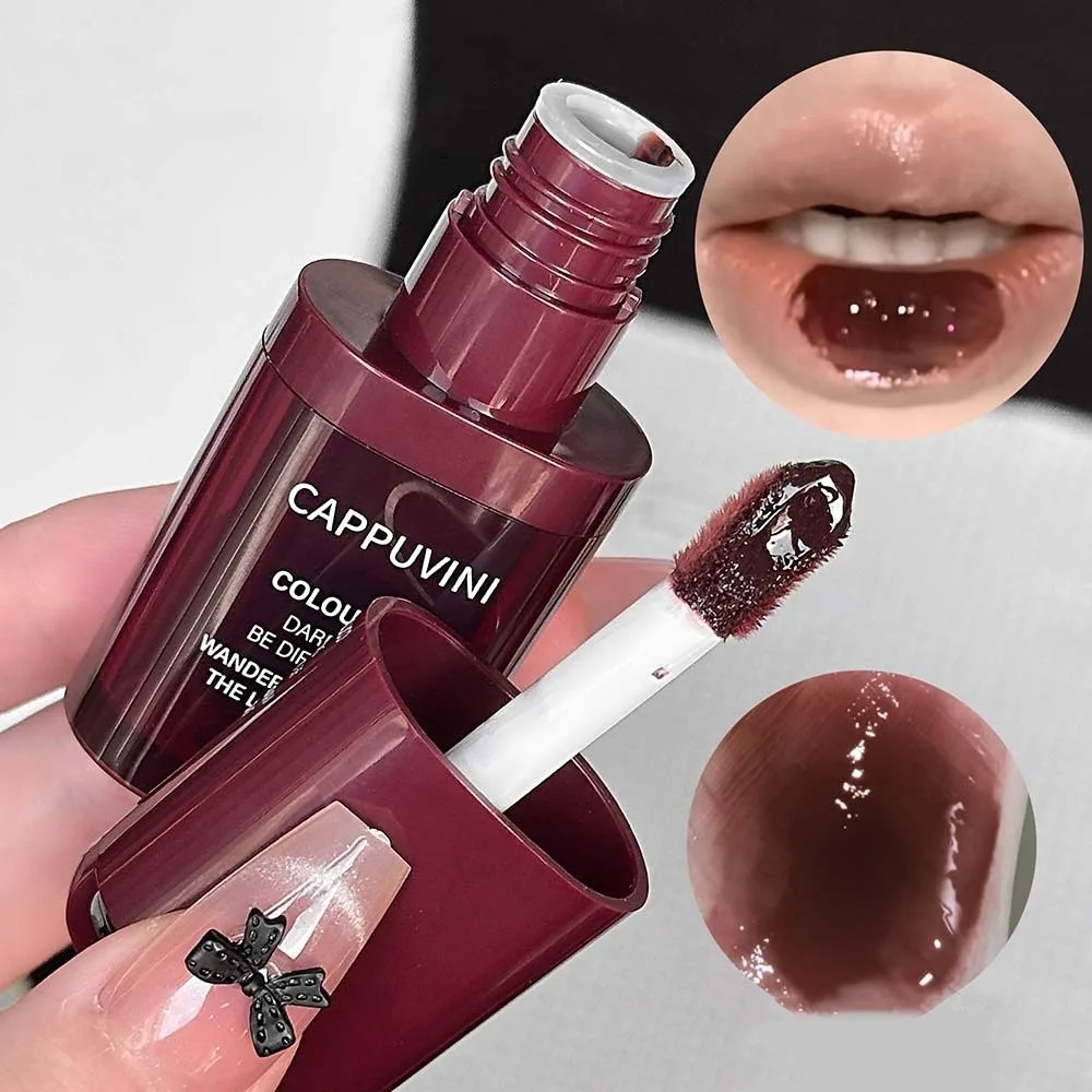 New Moisturizing Mirror Lip Gloss Hydrating Color Lock Lip Tint Long Lasting Plumping Jelly Lip Glaze Women