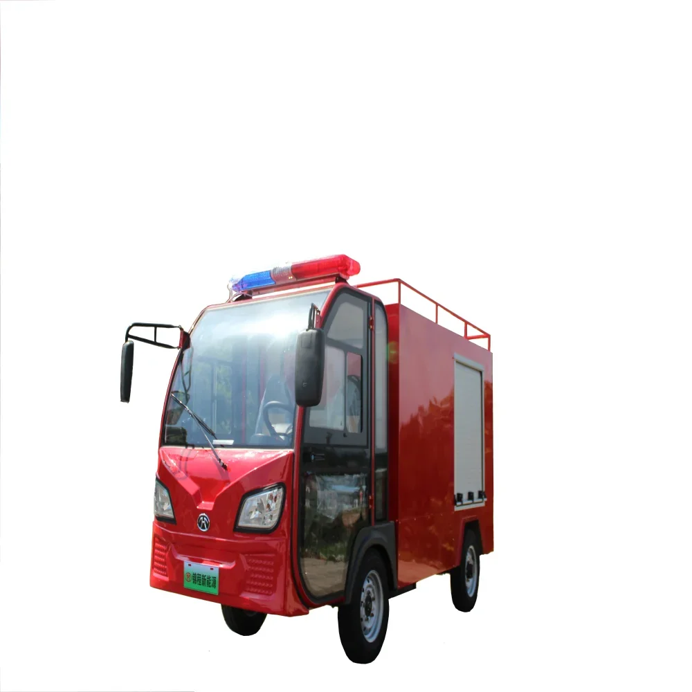 Electric fire truck mobile rescue vehicle with a weight of 750kg large capacity fire truck