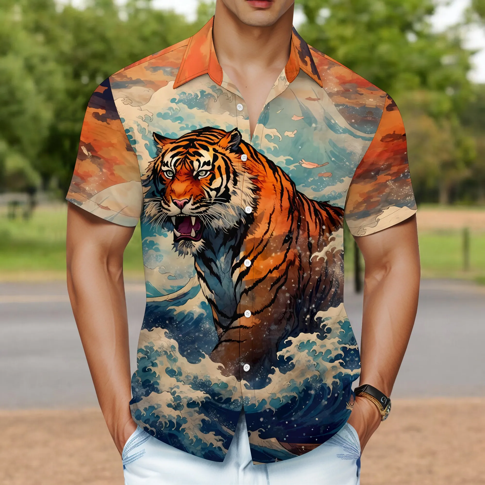 Рисунок 4 - YEAE Мужская рубашка с рисунком