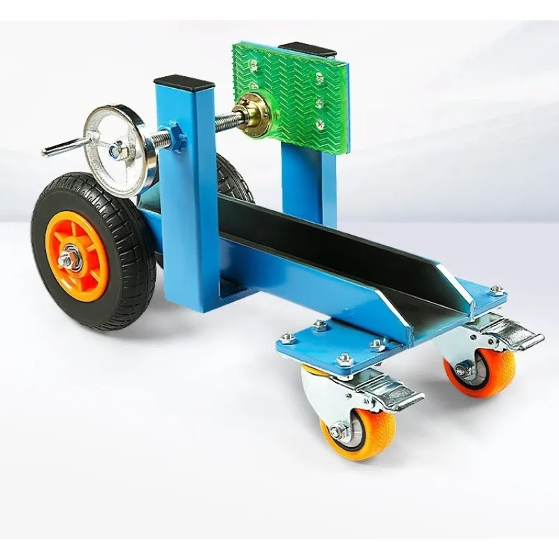 Four-wheeled flat truck marble glass doors and windows transportation tool y