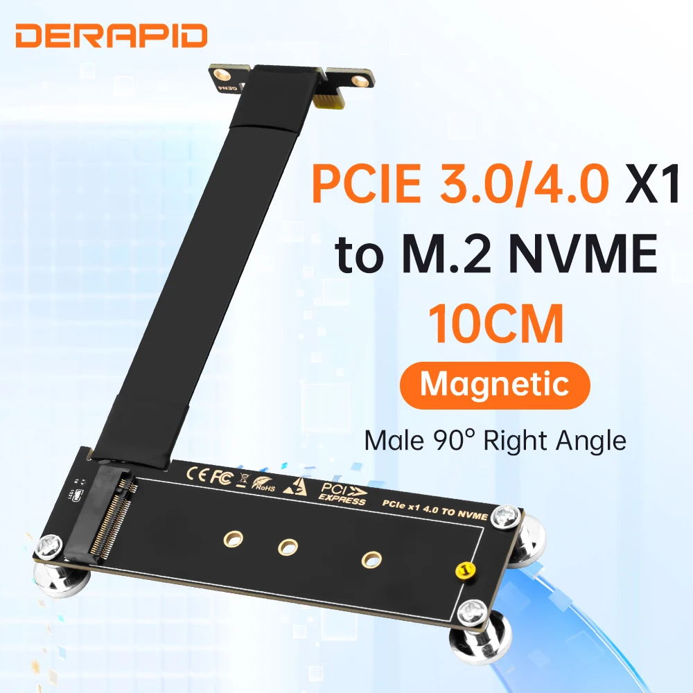 【セール中】M.2 NVME to PCIe X16 X8 X4 X1 アダプター拡張ライザーカード(磁気パッド付き)2230 2242 2260 2280 SSD デスクトップPC PCIE 3.0 4.0対応