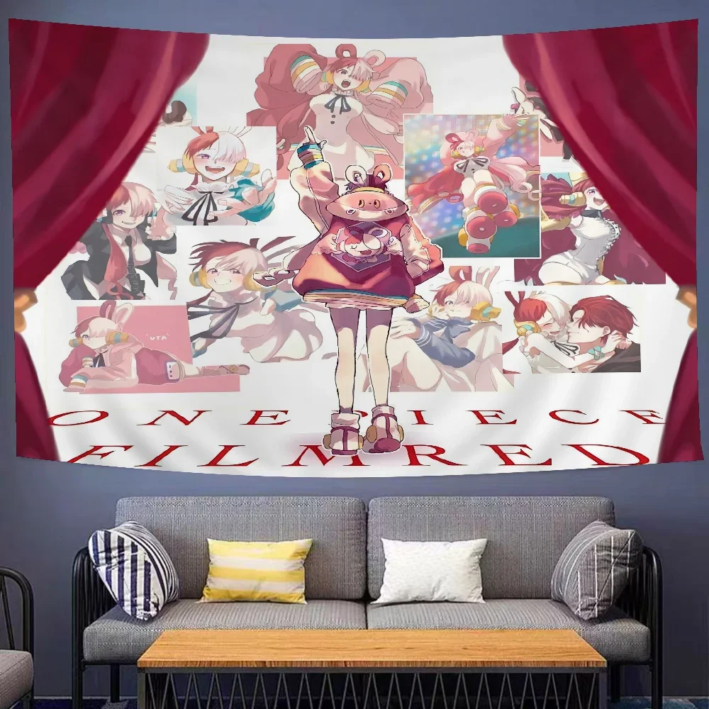 Uta O-One P-Piece مطبوعة كبيرة الجدار نسيج معلق التارو الهبي جدار السجاد النوم ديكور المنزل
