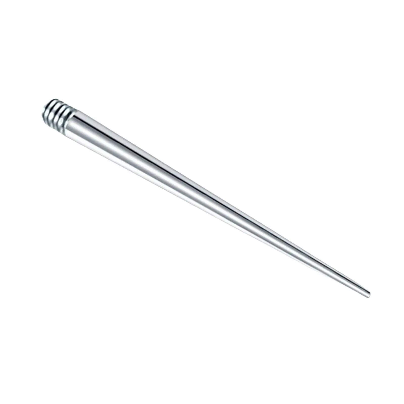 Threaded Taper Stainless Steel Threaded Insertion Taper Threaded Pin Taper Piercing Tool Insertion Pin Taper for Nose Navel Ears