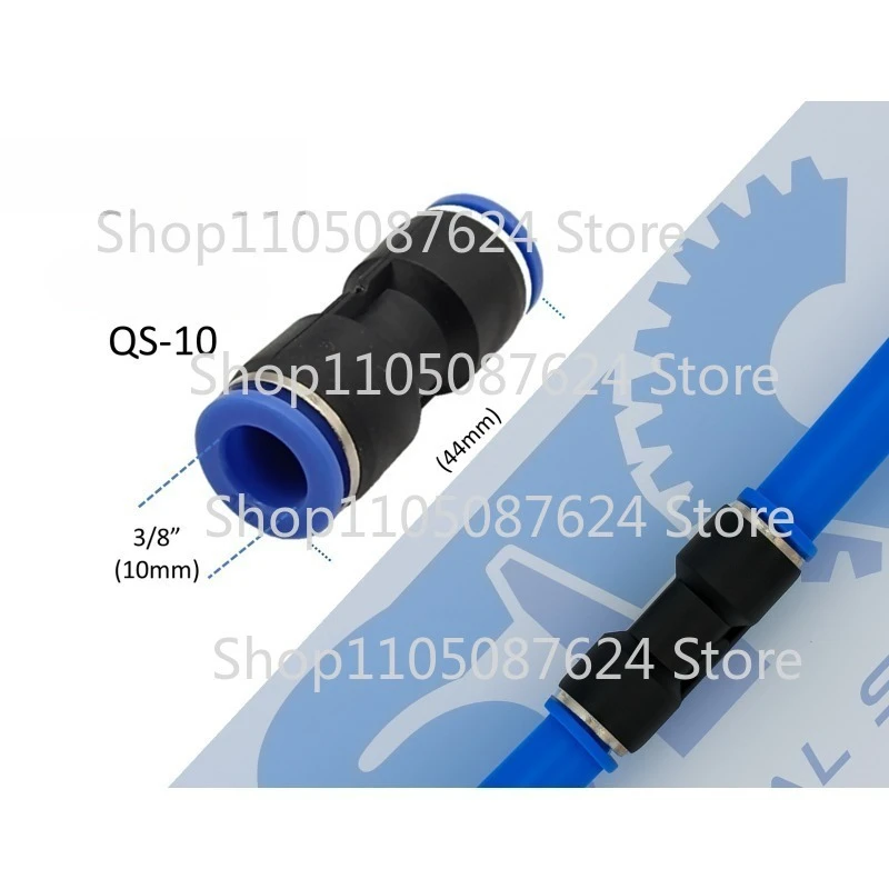 YYY  30 PCS  For QS-10 Quick Connect Push to Connector Fitting 10mm 3/8