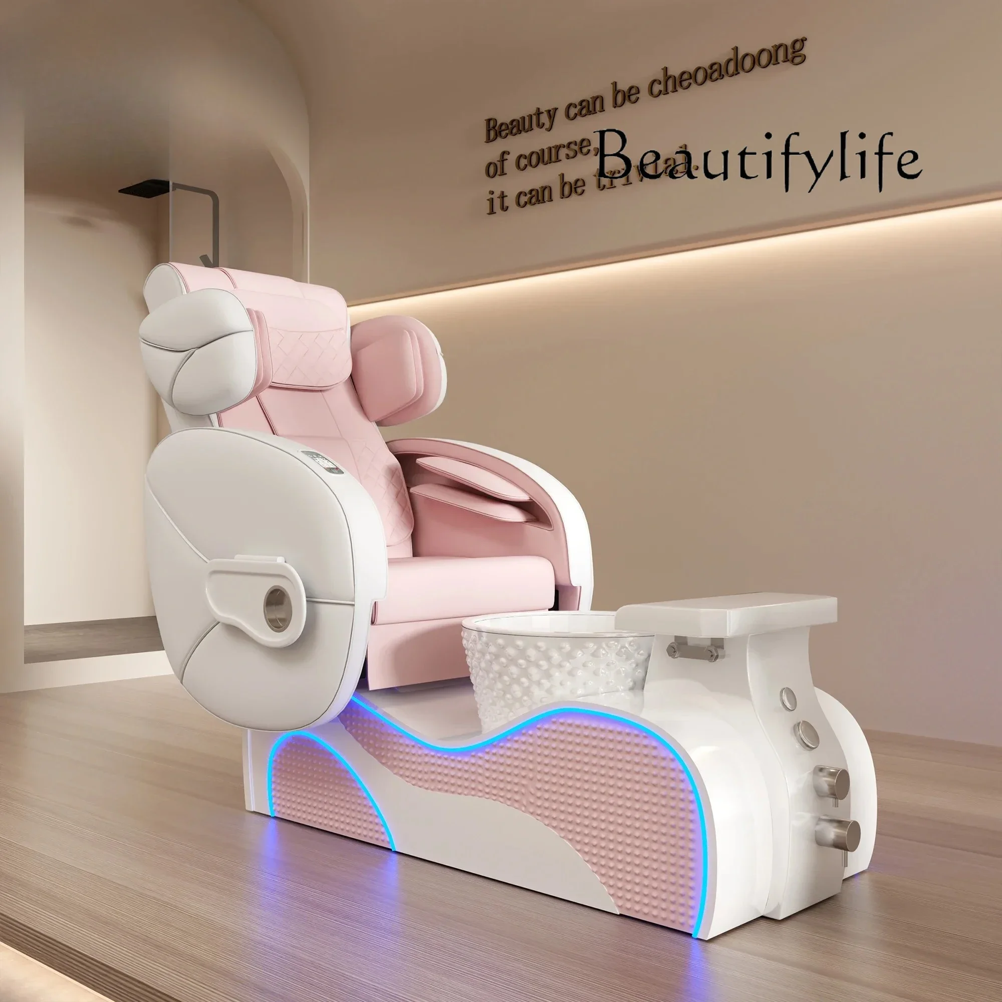 Pd BJ XinSheng Pedicure Chair Salon Chairs SPA Furniture Back Massage Chair Pedicure Stool Nail Sofa Couch Foot Bath Foot Soakin