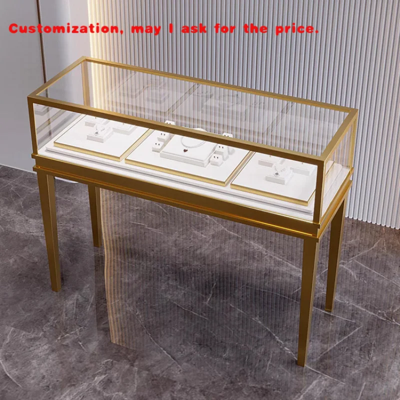 

Изготовленный на заказ островной шкаф, овальная стойка для демонстрации ювелирных изделий, магазин одежды, шкаф для ювелирных изделий, роскошный шкаф из нержавеющей стали