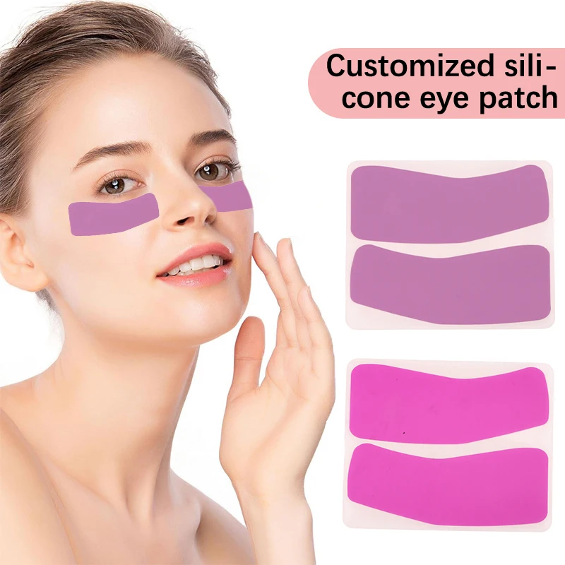 Riutilizzabili 1 paio di cuscinetti per gli occhi in silicone benda sull'occhio striscia Lash Lift estensione delle ciglia toppe idrogel sotto gli occhi gel patch strumenti per il trucco