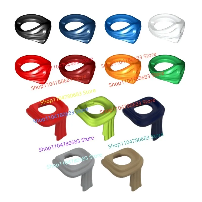 

MOC Building Blocks Mini Figure Scarf and Mask Assembly Model Decorative Anime Cartoon Accessories Toy Holiday Gift Collectible