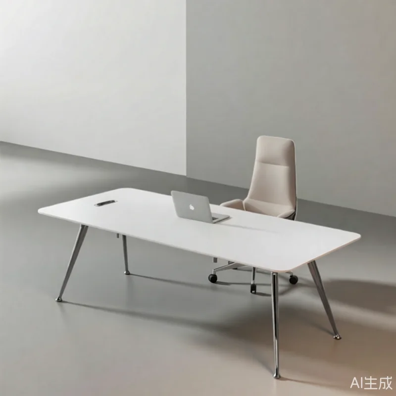 Small boss table light luxury high sense general manager office single person simple