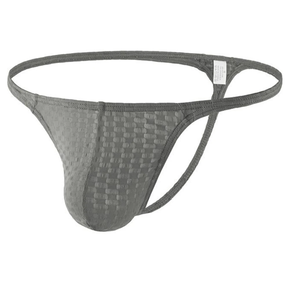 

G String мужские стринги нижнее белье сетчатые сексуальные трусы танга Hombre нижнее белье трусики-бикини чехол с Т-образной спинкой прозрачный