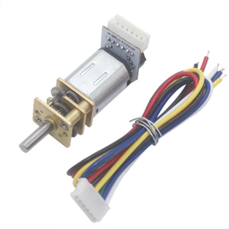 

N20 Micro Encoder Gear Motor, DC 6V Speed Reduction Motor for DIY RC Toys Robot
