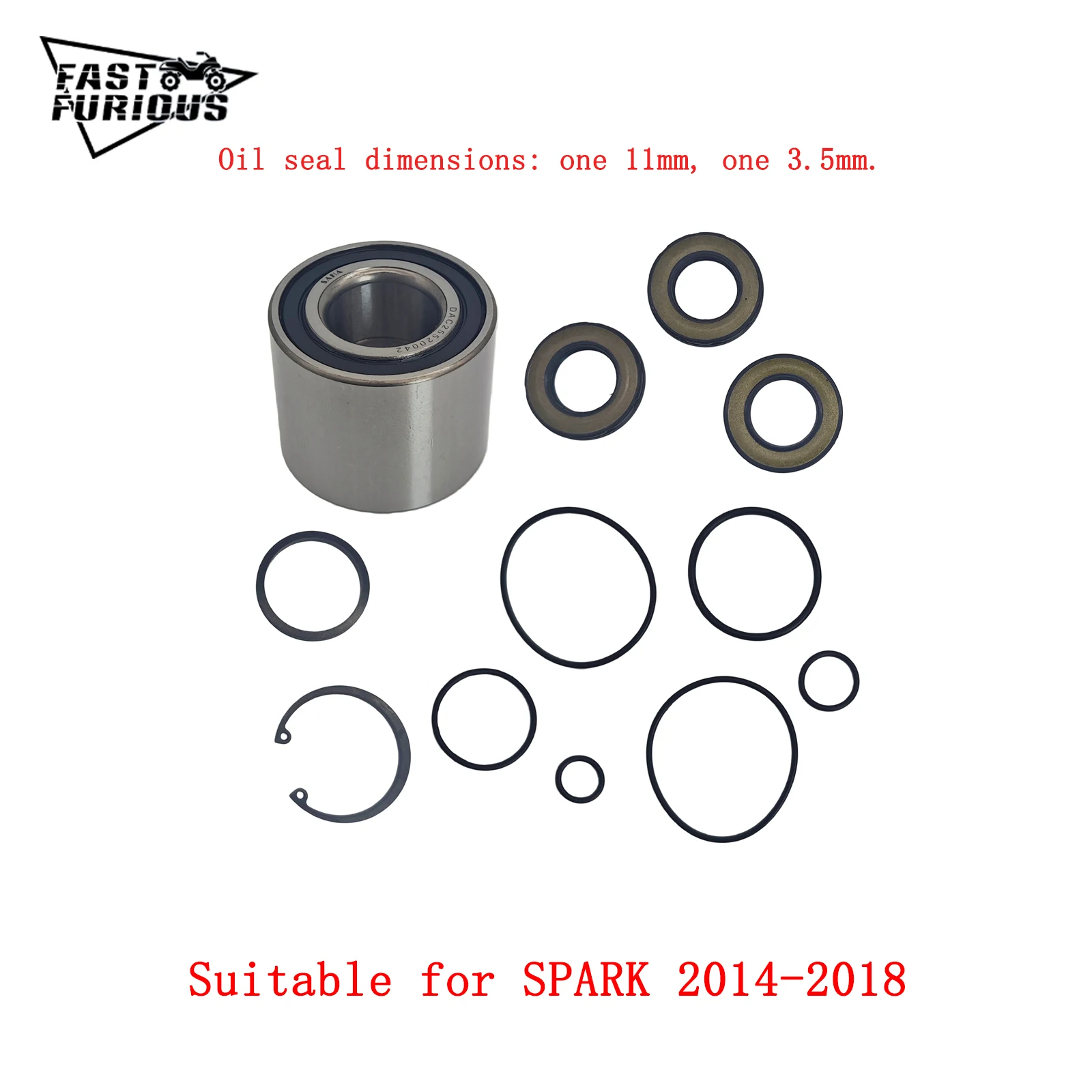 Jet Pump Rebuild Kit Bearing Seal For sea motorboat 2014-2018 4tec RXP RXT GTX GTR