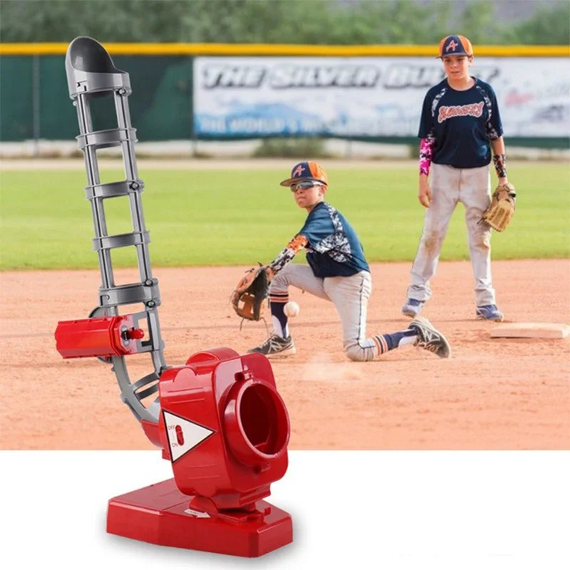 

Children Automatic Tennis Ball Serve Machine Interactive Boys Baseball 2 in 1 Ball Outdoor Entertainment Paternity Interaction
