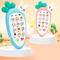 Baby Mobile Phone Toy Sound Hearing Learning Telephone Sleeping Toys Early Educational Toy Kids Gifts