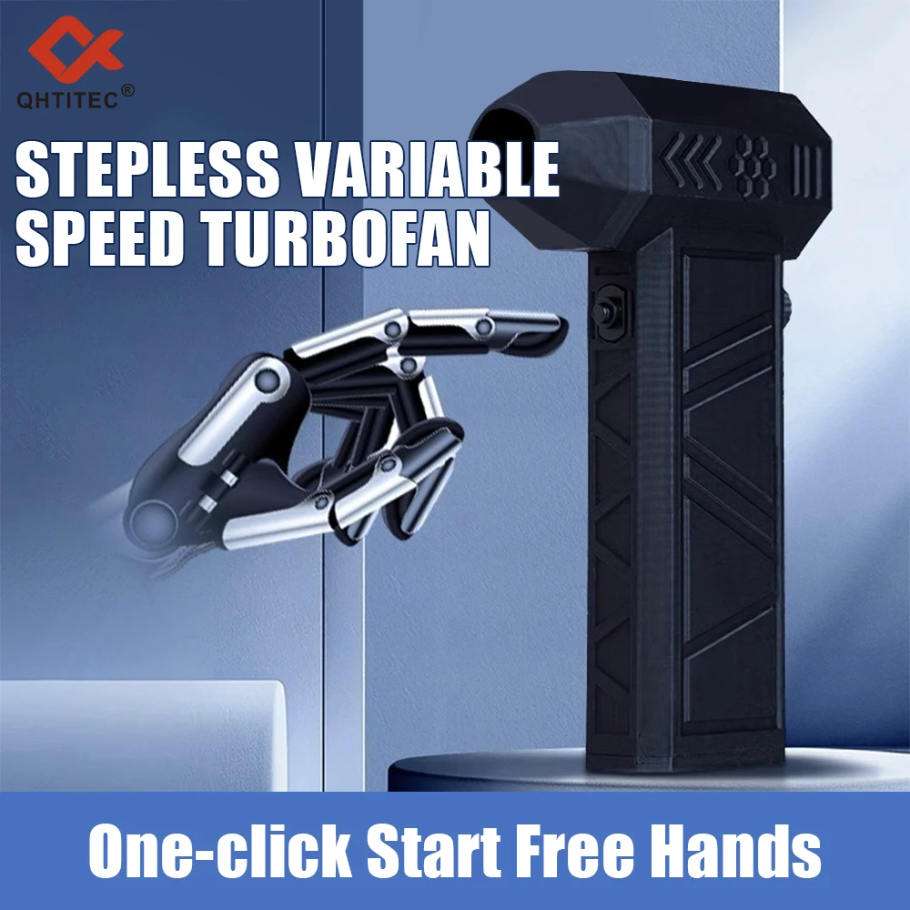 JCD Mini Turbo Jet Fan Turbo Violento Ventilador potente con ventilador de conducto de alta velocidad Ventilador de conducto de mano 140000   Soplador de plumero de aire RPM