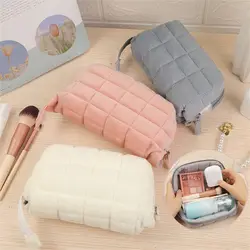 School Supplies Office Supplies Pillow Plush Zipper Corduroy Makeup Bags Storage Box Cosmetic Bag Pillow Plush Pencil Case