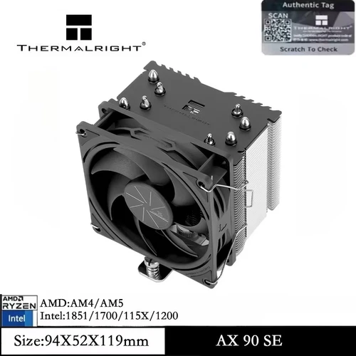 Thermalright Assassin X 90 SE CPU Cooler 92mm PWM ventilador silencioso CPU enfriador de aire para AMD AM4 AM5 Intel LGA 1851/1700/115X/1200